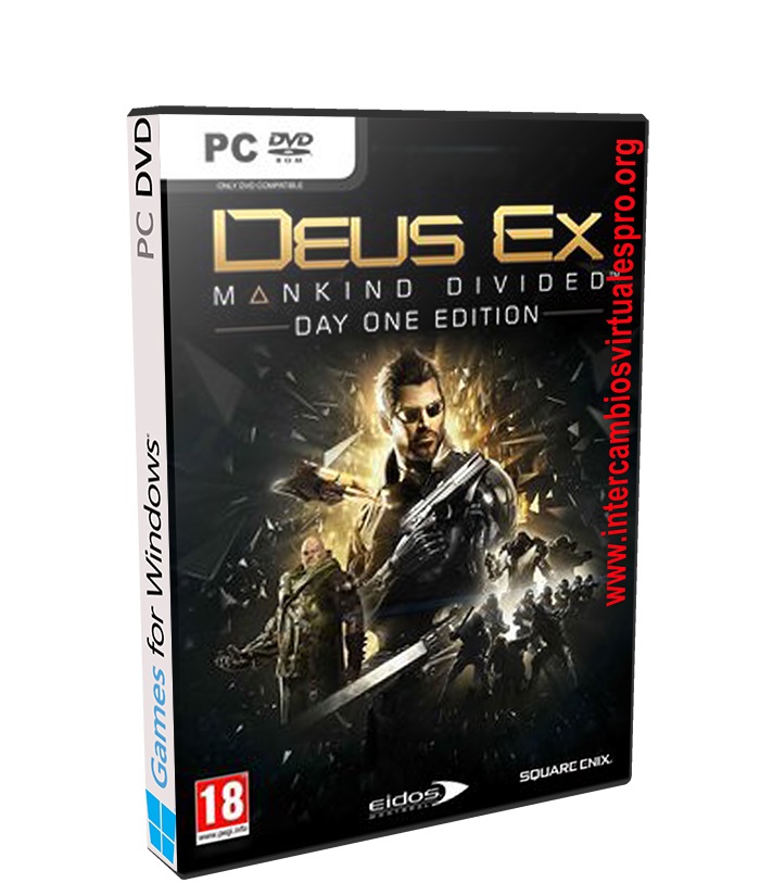 Deus Ex Mankind Divided A Criminal Past poster box cover