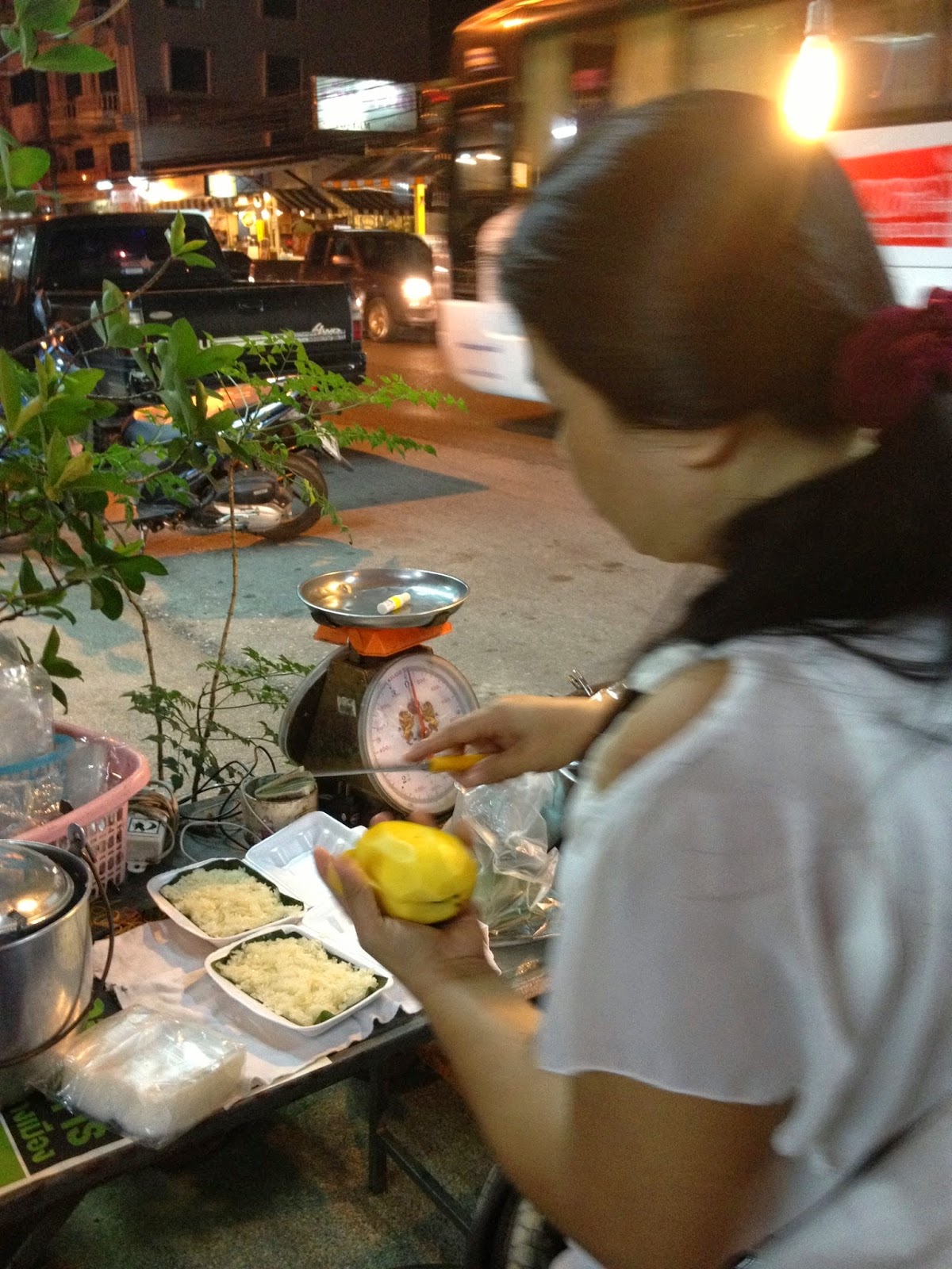 Thailand place to visit Street Foods Mango + Pasty Rice About BTS