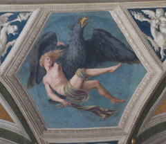 Aigle à la Villa Farnesina - Rome