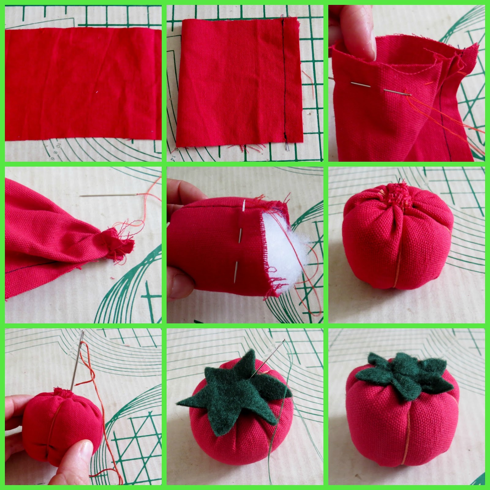 Creating my way to Success Tomato Pincushions