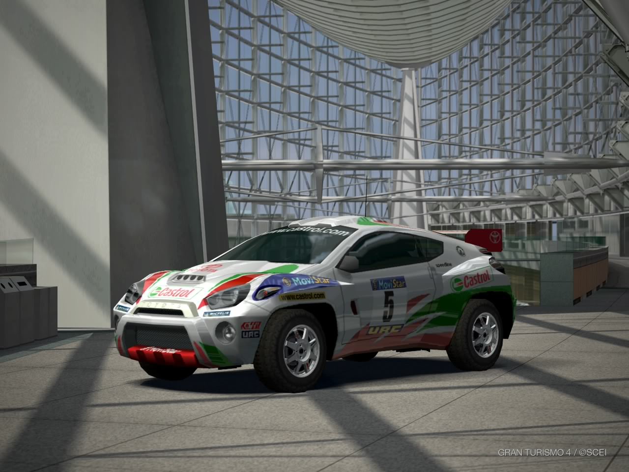 Toyota rsc rally raid car gran turismo 5