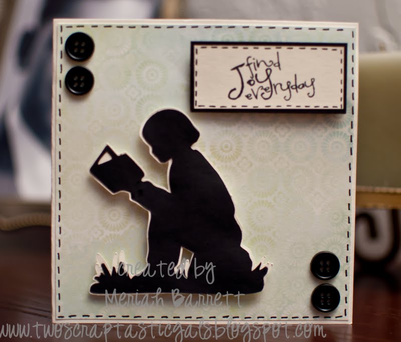 Two Scraptastic Gals Cricut Cartridge Chaos Challenge 15 " A Childs