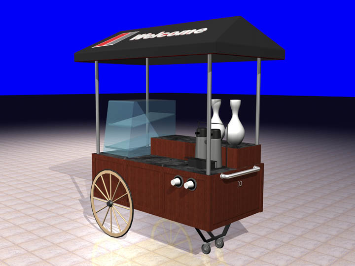 Mall Kiosks Carriage Works Coffee Carts