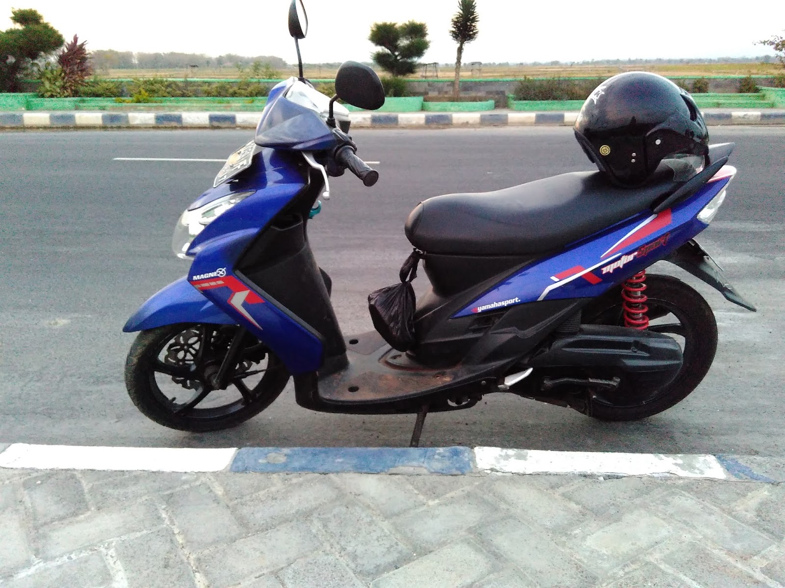 Modifikasi Mio Soul Warna Biru Modifikasi Motor Kawasaki Honda