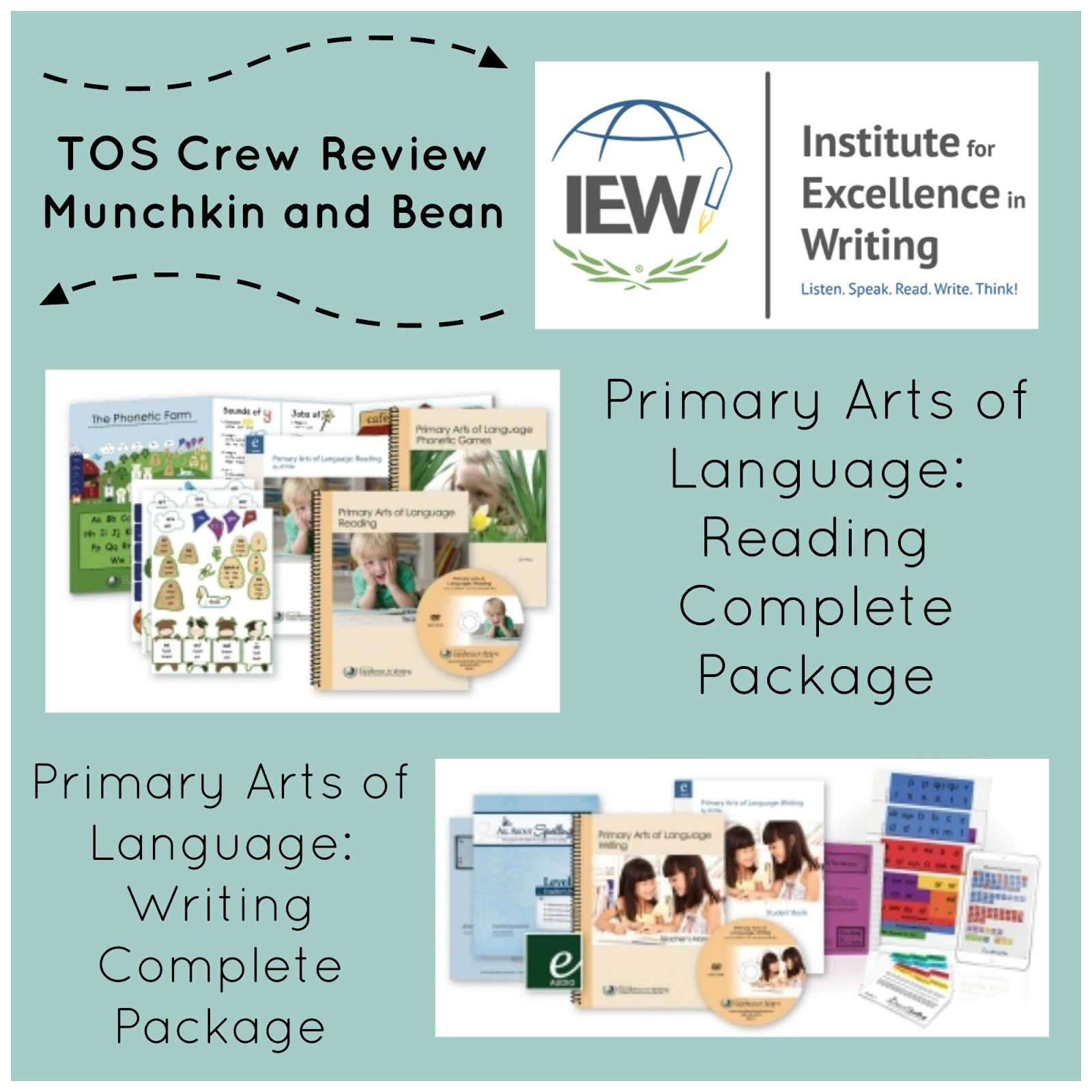 Munchkin and Bean: Institute for Excellence in Writing Review