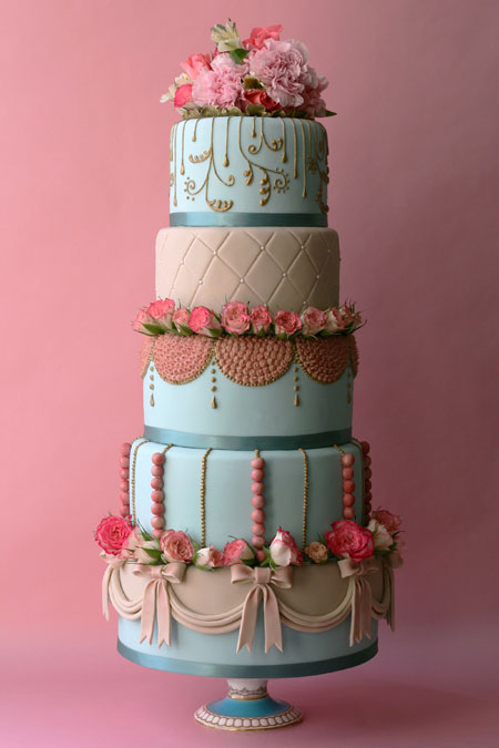 Stacked Wedding Cake Construction Stacked Wedding Cake Construction