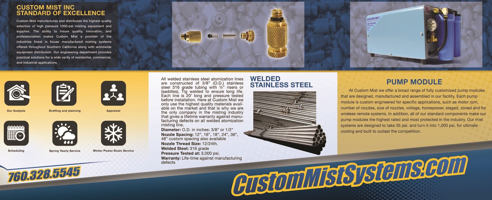 Custom Misting Systems. Misting System Installations in La Quinta California by www