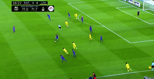 메시의 로빙 패스.gif | 인스티즈