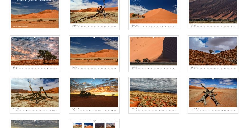 Andis Photo Blog: Mein erster Kalender