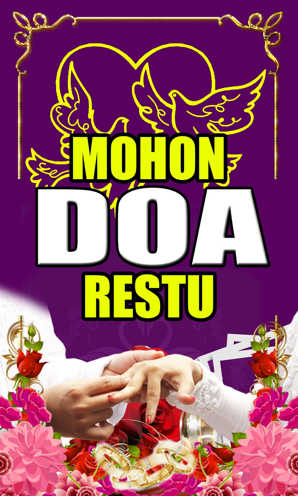 banner pernikahan unik