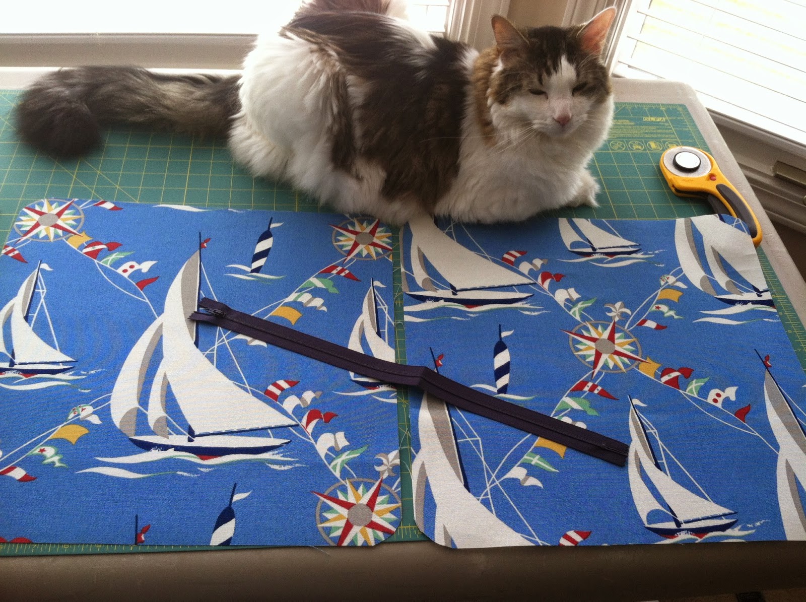 Roonie Ranching Sneak preview of the huge nautical pillow and bag project