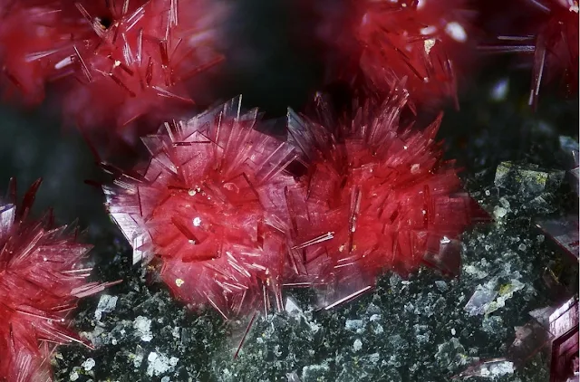 Interesting Erythrite Crystals from Spain