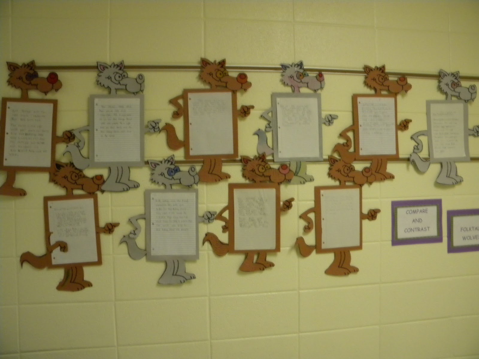 Conversations in Literacy: Compare and Contrast of Folktale Wolves