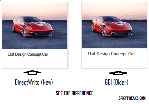 Difference between Google Chrome DirectWrite and GDI font rendering system Solve Google Chrome Showing Blurred Font