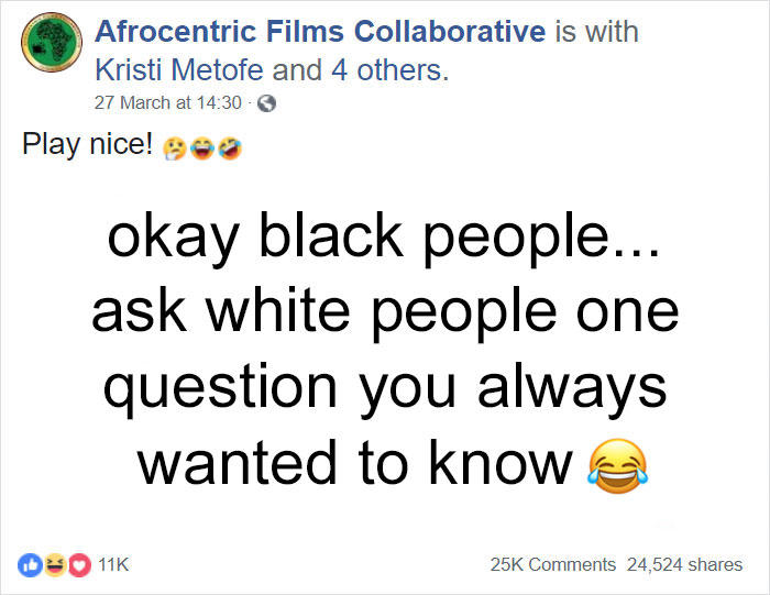 Black People Ask White People Honest Questions And Receive Honest Answers