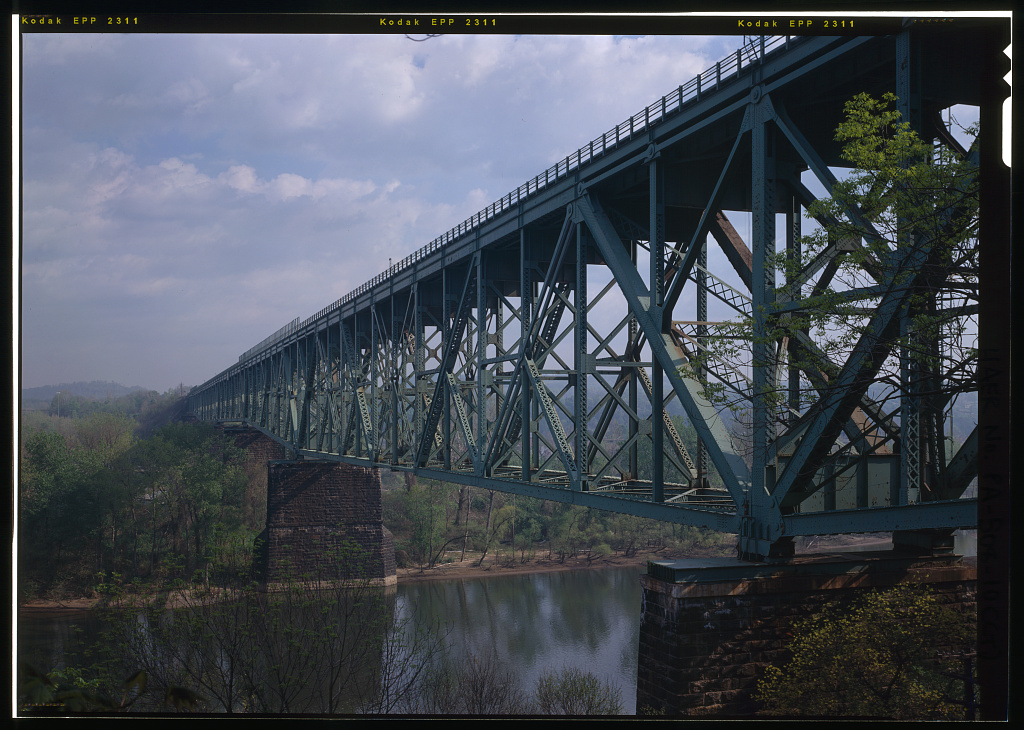 Industrial History B&LE 1918 Silicon Steel Bridge over Allegheny River