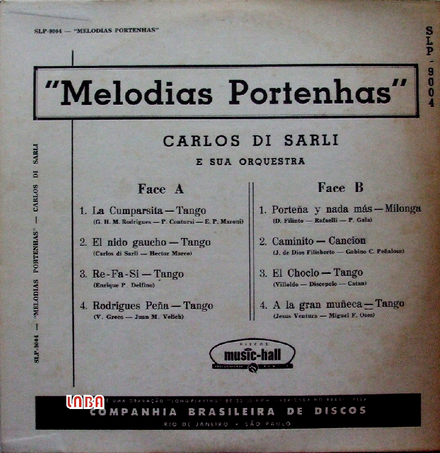 Carlos Di Sarli Y Su Orquesta Recuerdos Del Maestro Carlos Di Sarli Carlos Di Sarli Y Su Orquesta Recuerdos Del Maestro Carlos Di Sarli