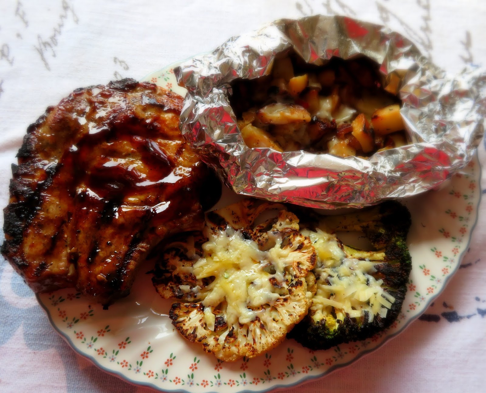 Grilled Cauliflower & Broccoli Cheese The English Kitchen