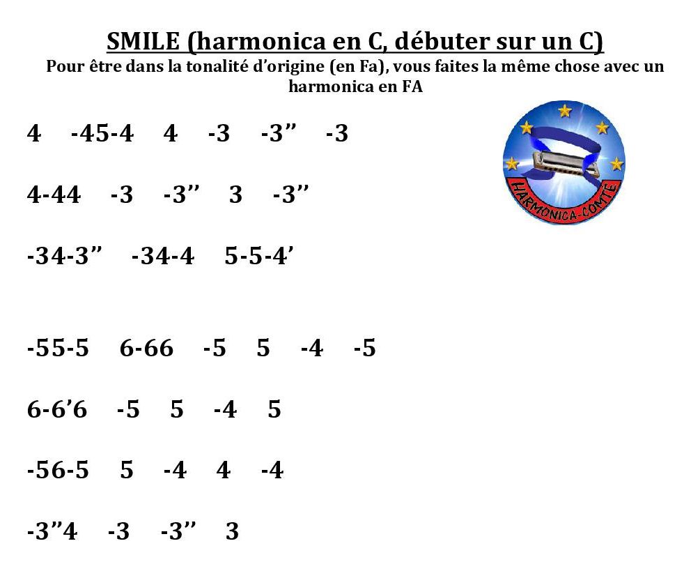 Harmonica Comté Smile