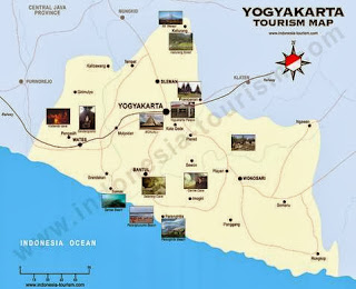 Peta Wisata dan Rute Objek Wisata Yogyakarta