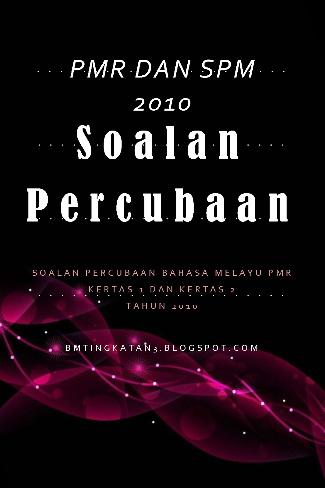 Soalan-soalan Percubaan Bahasa Melayu PMR dan SPM Tahun 