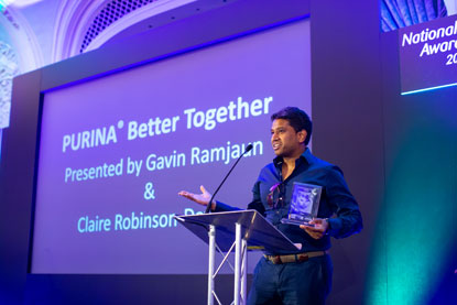 Gavin Ramjaun Purina Better Together Award Cats Protection Gavin Ramjaun Purina Better Together Award Cats Protection