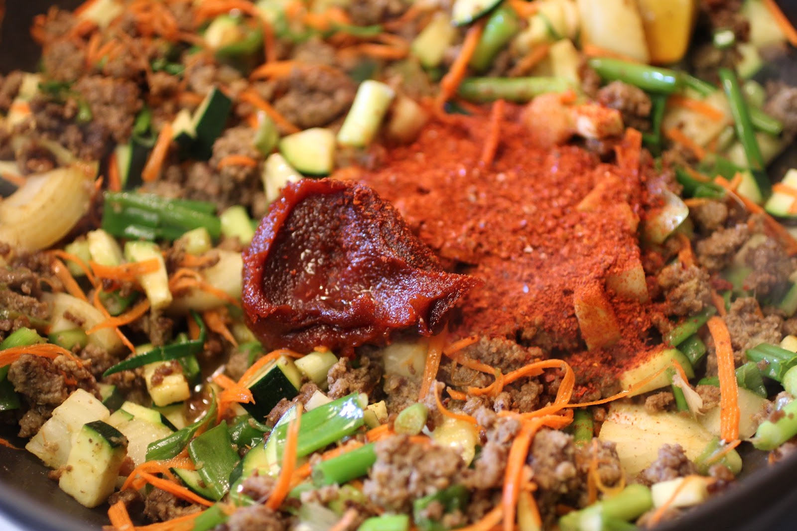 Kitchen Simmer Korean Ground Beef and Kimchi Bowl