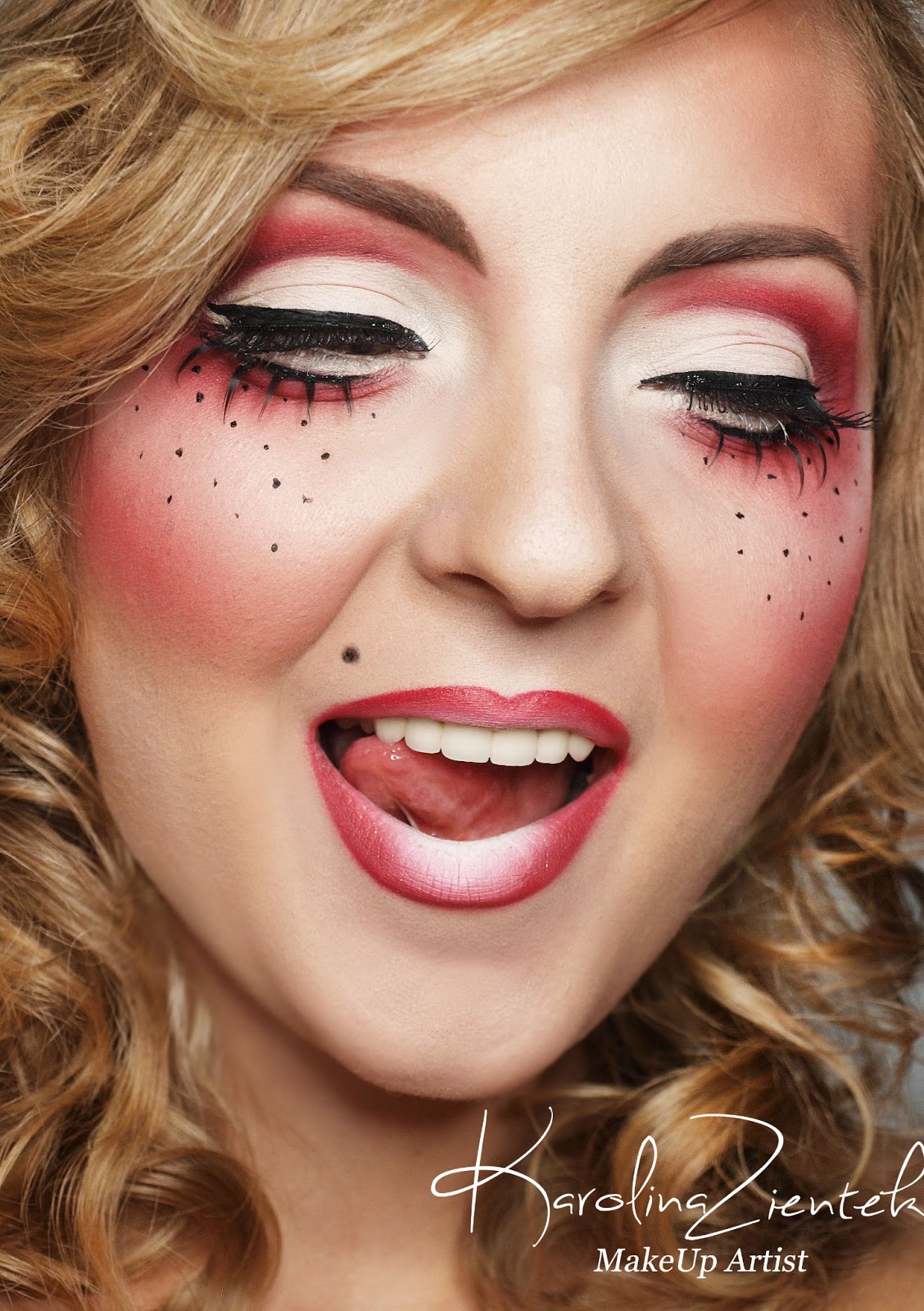 Karolina Zientek Makeup Blog Makijaż Na Konkurs Organizowany Przez