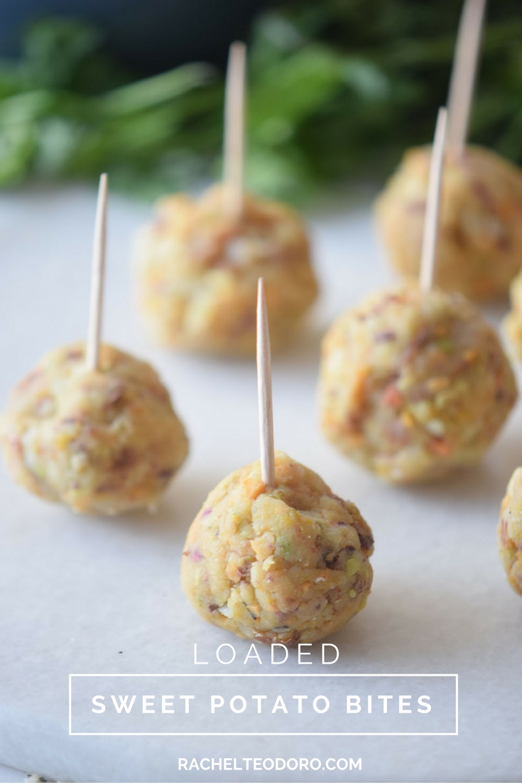 Loaded Sweet Potato Bites