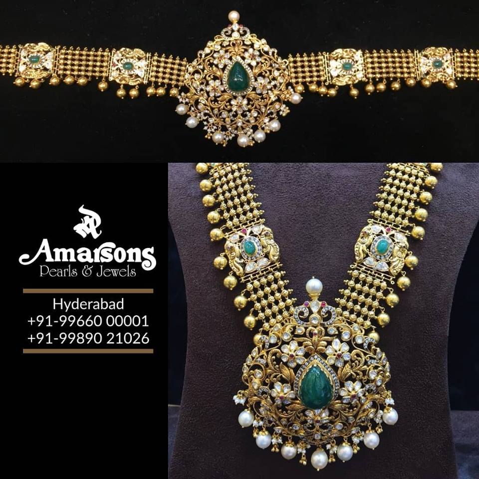 2 in 1 Long Haar by Amarsons Jewellers - Jewellery Designs