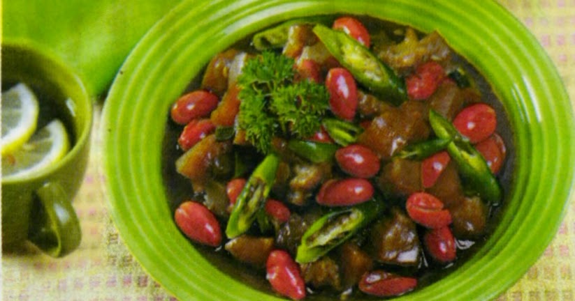 Resep Delf TUMIS KIKIL KULIT MELINJO Resep Delf TUMIS KIKIL KULIT MELINJO