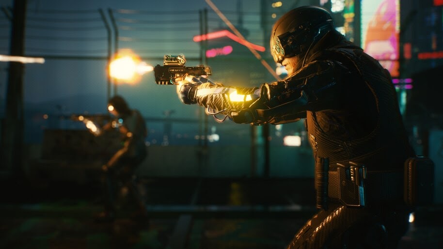 Cyberpunk 2077, Gun, Shoot, 4K, #3.2269