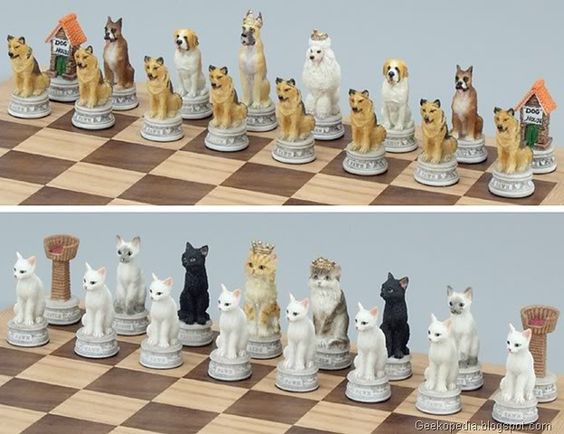 猫と犬のチェス？ちょっと変わった面白いチェスたち5選【o 
