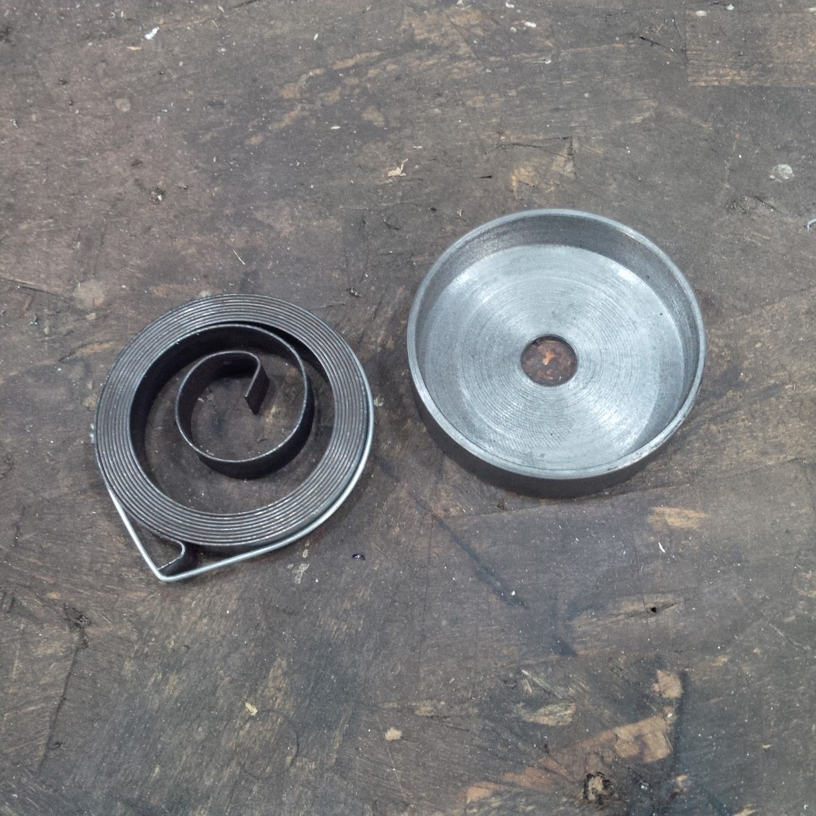 Another Day Another Project Fixing Quill Spring For 10" King Drill Press