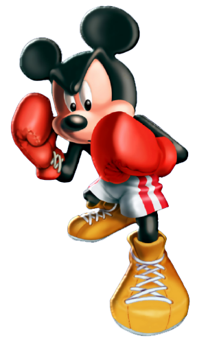 Mickey entrenando al boxeo  