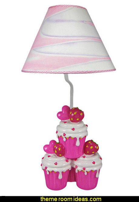 Strawberry Cupcake Table Lamp Strawberry Cupcake Table Lamp