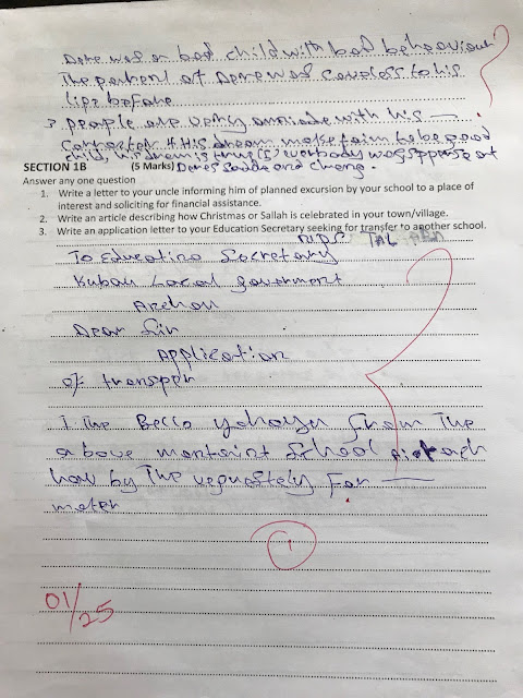 See the competency test that got thousands of teachers sacked in Kaduna...you will be shocked!