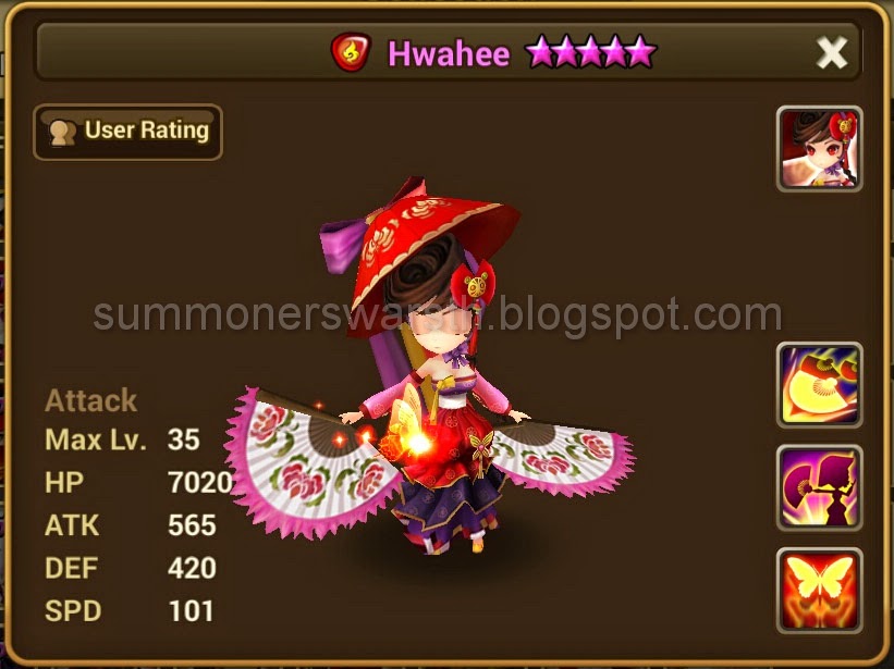 water sky dancer summoners war runes