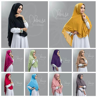 Jilbab Syar’i Two Layers Khimar Dhanisa