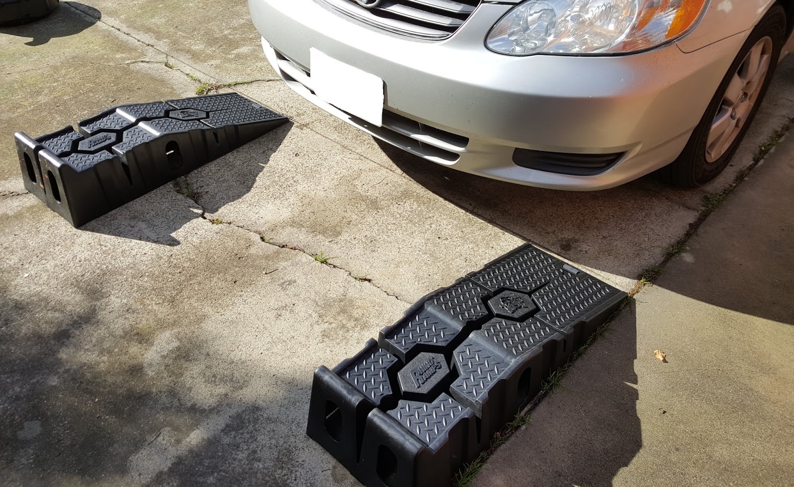 Rhino Gear Rhino Ramps for oil change toyota corolla