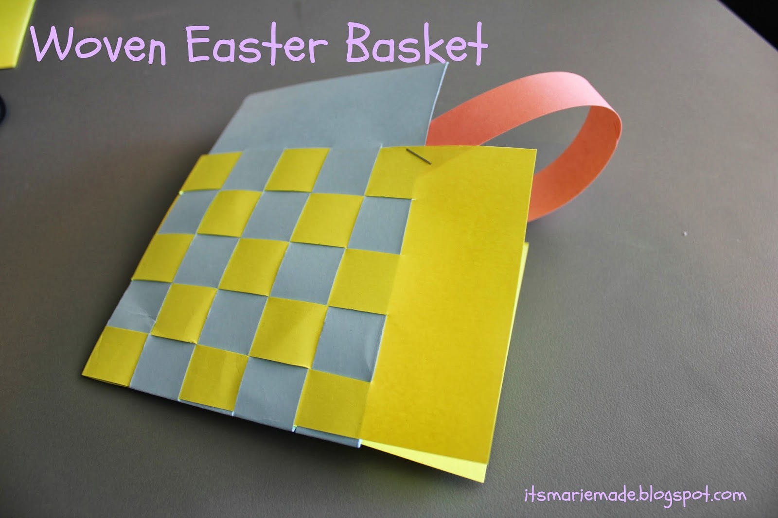 It's Marie Made! Woven Paper Easter Baskets