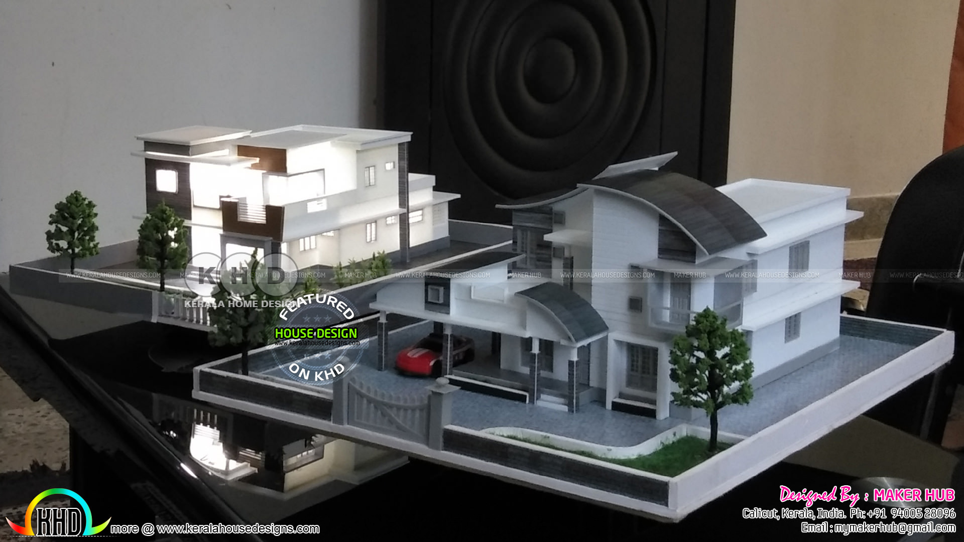 3D Printed house miniature models in Kerala Kerala Home Design and