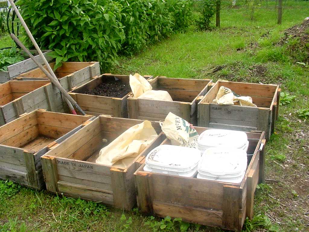 Gardening along the creek... Raised Beds