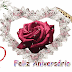 Mensagem de Aniversários Rosas