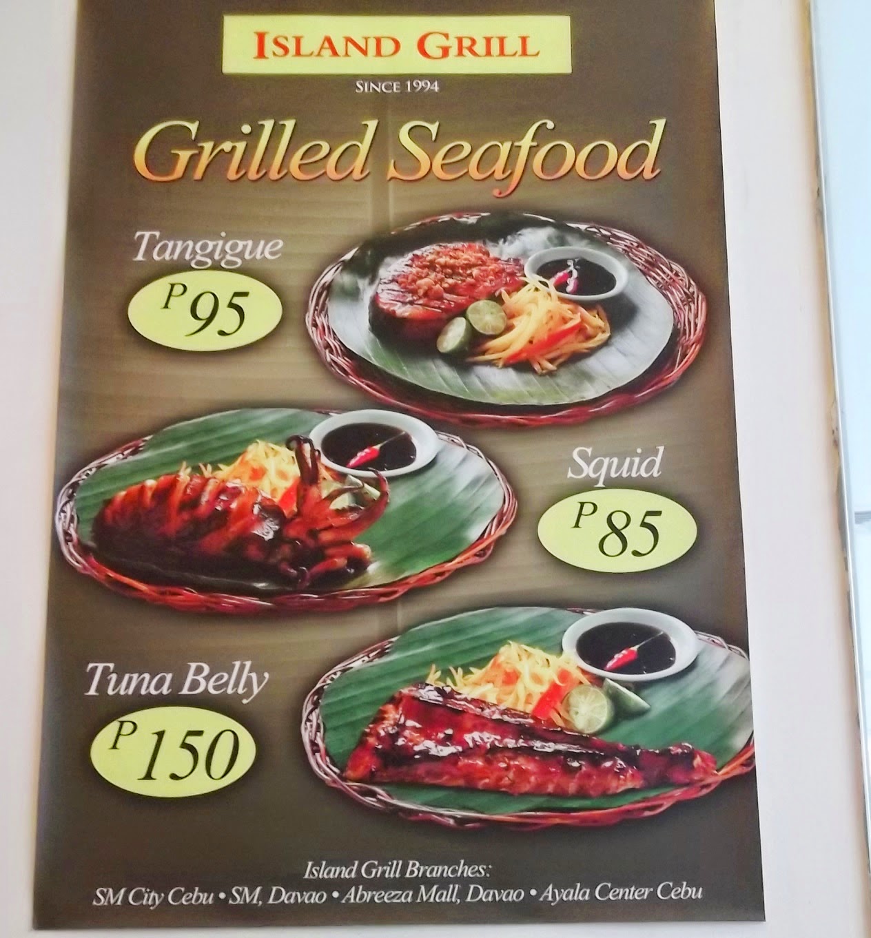 Must Be That Girl! Island Grill Ayala Center Cebu