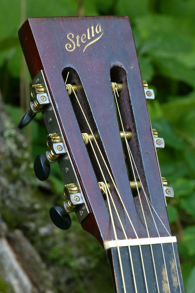 1920s Oscar Schmidt "Stella" Tailpiece Parlor Guitar