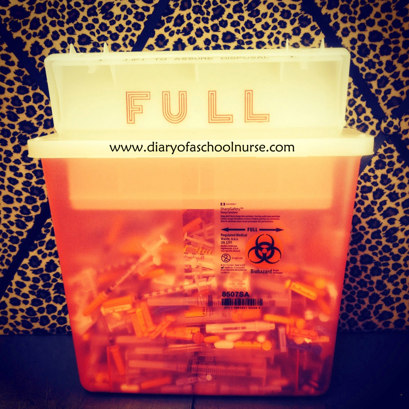 Diary Of A School Nurse How can school nurse properly dispose of full