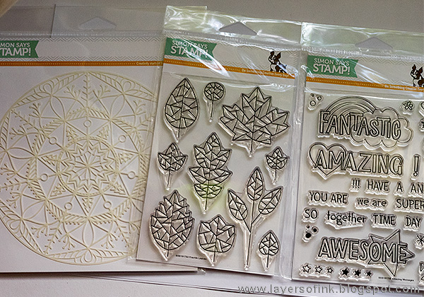 Layers of ink - STAMPtember journal page tutorial by Anna-Karin