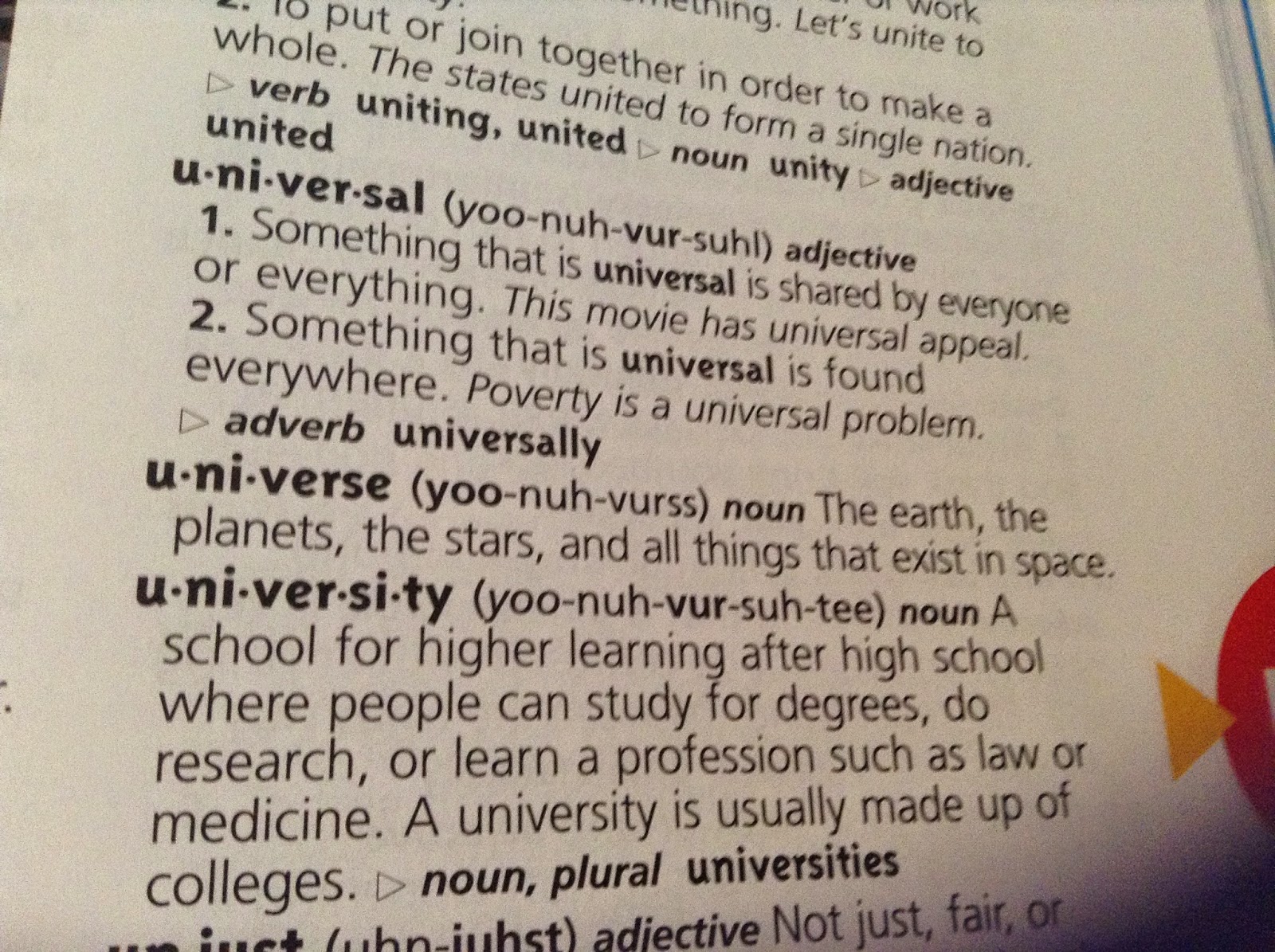 On Reading, Writing, and Dancing: U = Universal
