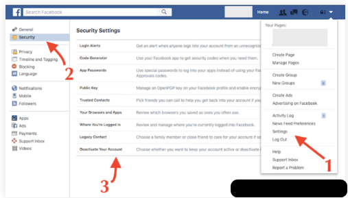 How do i deactivate my facebook account